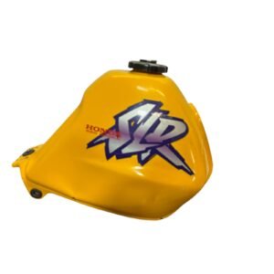 Réservoir jaune de HONDA 650 SLR