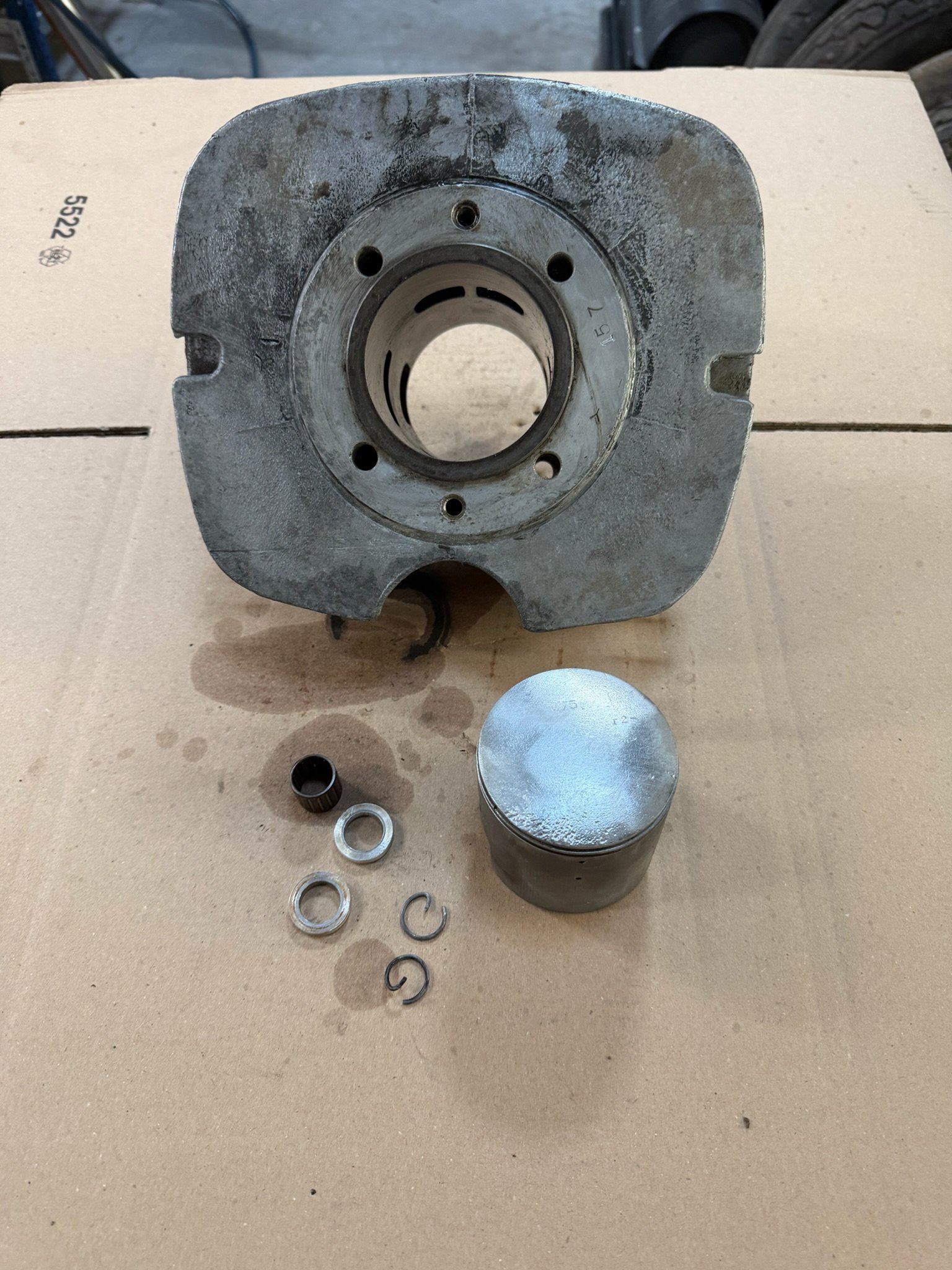 Cylindre et piston de BULTACO 250 Sherpa ou Lobito – Image 2